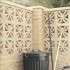 Off White - Screen Walling Leaf Block - Landscaping Features - Leaf Block 290x90x290mm