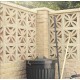 Off White - Screen Walling Leaf Block - Landscaping Features - Leaf Block 290x90x290mm