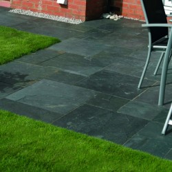 Blue Black - Slate Slips - Landscaping Features - Slips 650x150x10-20mm Pack of 6