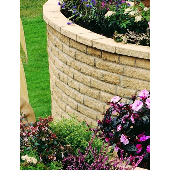 Buff - Pitched Walling - Landscaping Features - Block 290x90x63mm Pack 4.70m2