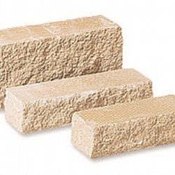 Buff - Pitched Walling - Landscaping Features - Block 215x90x63mm Pack 3.30m2
