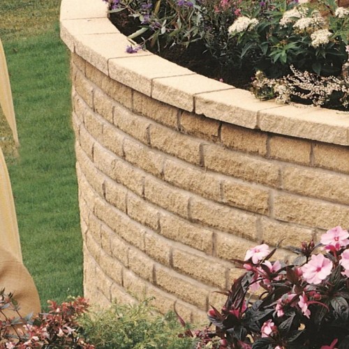 Grey - Pitched Walling - Landscaping Features - Block 215x90x63mm Pack 3.30m2