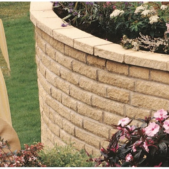 Grey - Pitched Walling - Landscaping Features - Block 215x90x63mm Pack 3.30m2
