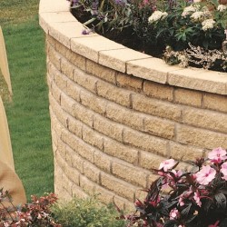 Grey - Pitched Walling - Landscaping Features - Block 290x90x136mm Pack 2.20m2